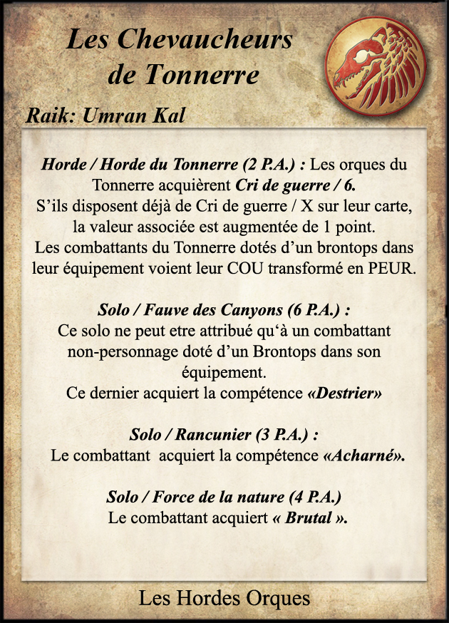 Chevaucheurs de Tonerre